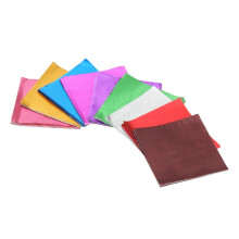 4 Packs Colored Tin Foil Food Packaging Aluminum Foils Wrapper for Chocolate Tea Candy (Mixed Colors)