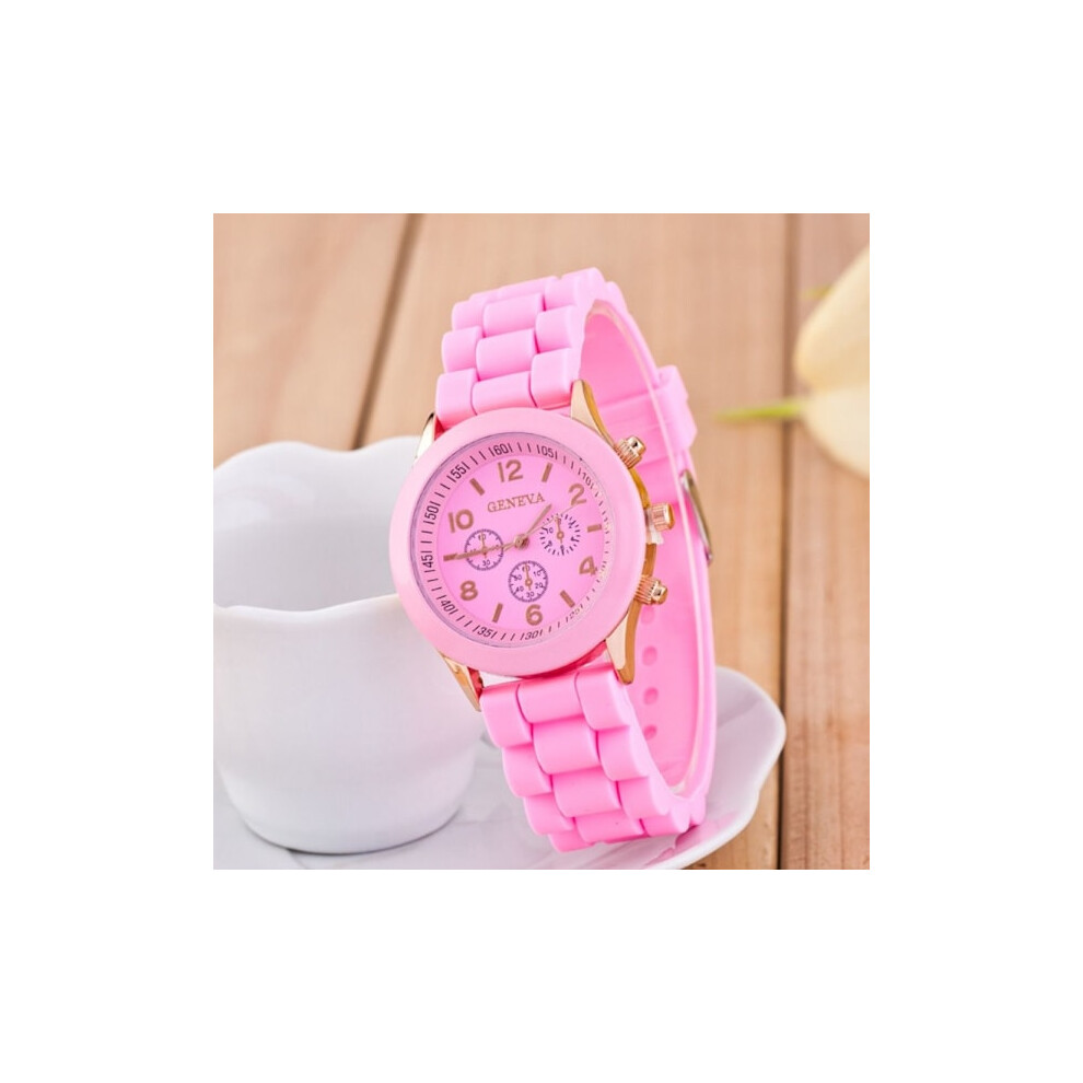 Quartz Wristwatch Electronic Watch Pink 9433291382707