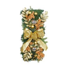 Déstockage de décorations de Noël Tahtuvzn ! Décoration murale, de porte ou de restaurant en rotin, sapin de Noël à l'envers, cadeau idéal