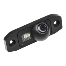 Câmera de ré para carro com visão noturna LED, compatível com Volvo S80L/S40L/S80/S40/S60/V60/XC90/XC60/C70/S60L (2 parafusos)