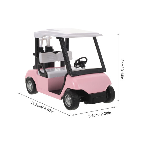 Miniatuur Golfwagen Model Plastic+metaal Voor Bureau Decor 1