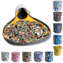 Opbergdoos met geïntegreerde speelmat - lego mat BLUE CAT Blauw BLUE CAT
