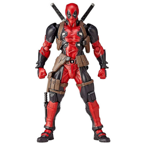 Φιγούρα δράσης Deadpool, αφαιρούμενο και εναλλάξιμο πρόσωπο, συλλεκτικό μοντέλο