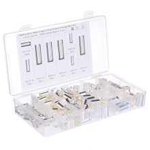 190 stk. ståltauhylser Wire Wire Connectors Krympeterminaler Krympekontakt