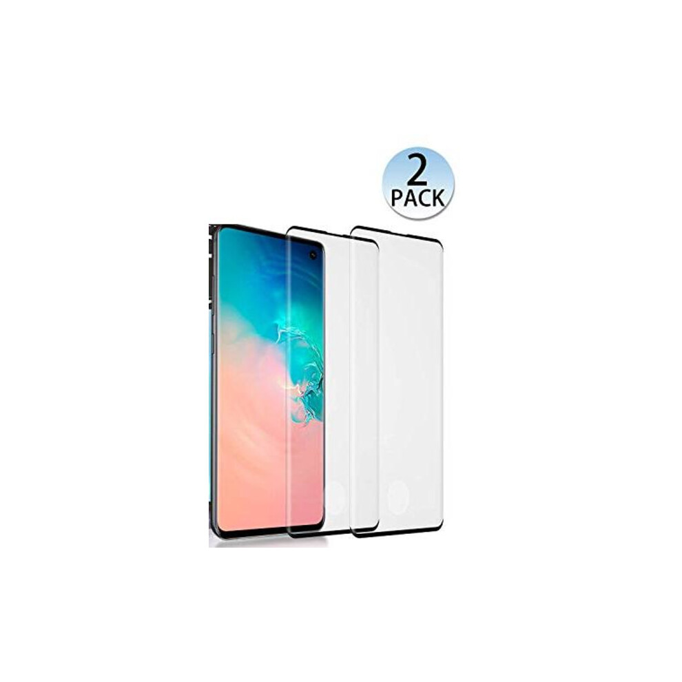 2 Pcs Full Coverage Tempered Glass For Compatible With Samsung S10 Plus Transparent 9433291384367
