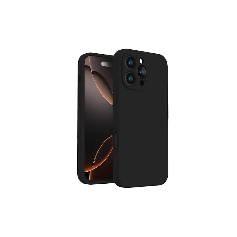 Compatible With Iphone 16 Pro Max Matte Case - With Camera Protection Black 9433291384541