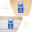 12Pcs Blue PVC Waterproof Recycle Label Stickers for 7