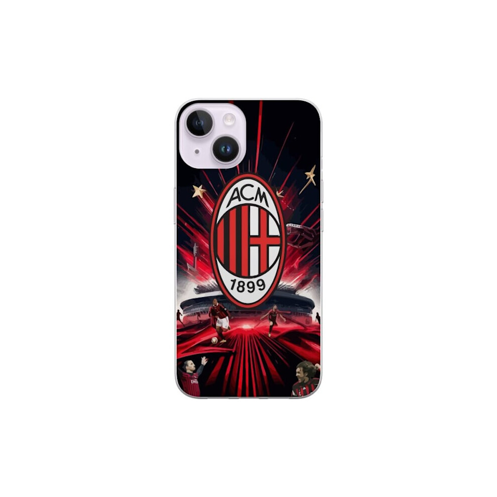 Compatible With Apple Compatible With Iphone 14 Transparent Case Ac Milan 9433291384480