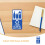 12Pcs Blue PVC Waterproof Recycle Label Stickers for 8
