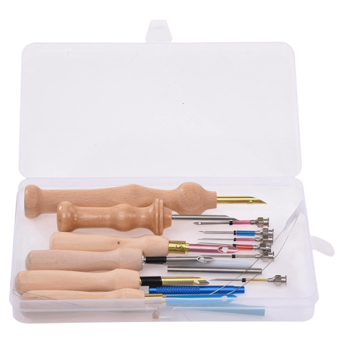 Βελόνα κεντήματος ckepdyeh18Piece, Στυλό με ξύλινη λαβή, Κιτ βελόνας κεντήματος, 1