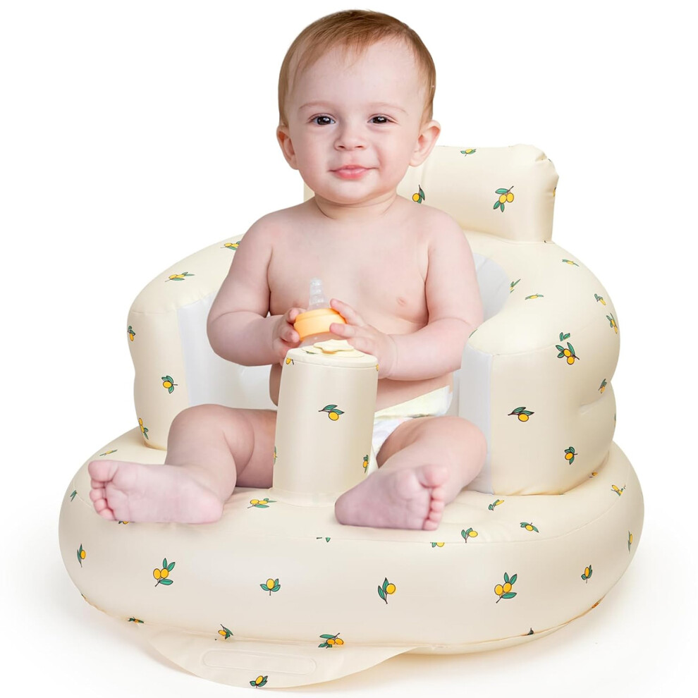 Portable Baby Seat for Toddlers and Infants, Multi Functional Use Inflatable Chair with Anti Slip Material and Quick Inflation Deflation, Ergonomic
