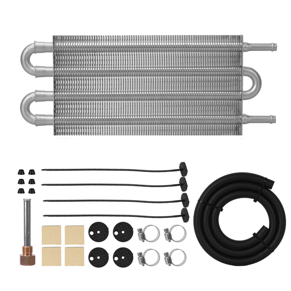Tube And Fin Transmission Cooler, Universal Fit Aluminium Oil Cooler With Superior Heat Transfer For High Performance Applications, Corrosion 9181073066863