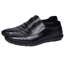 Anti-Slip Soles Loafers for Men, Flexible Build with Cushioned Insole, Handmade Leather Comfortable Walking Shoes Featuring Slip On Design and