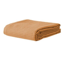 Soft Waffle Blanket for Bed, Multi-Purpose Cotton Throw for Sofa and Crib, Neutral Colors Waffle Weave Blanket with Lightweight and Breathable