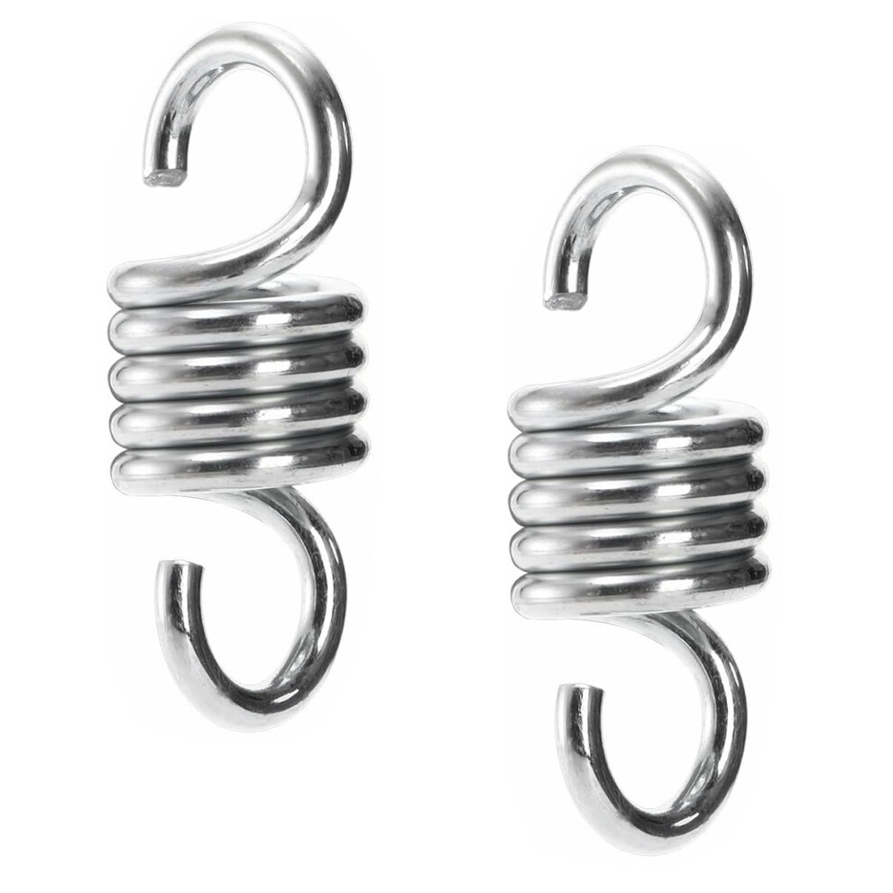 Porch Swing Springs, Suspension Swing Extension Spring Swing Hooks For Hammock, Hanging Chair, Boxing Bag, Gym, Patio Swing Hanger, Heavy Duty With 9433291567852
