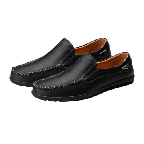 Ανδρικά Μοκασίνια με slip-on σχέδιο, άνετα μοκασίνια με βρετανικό στυλ και χαμηλό