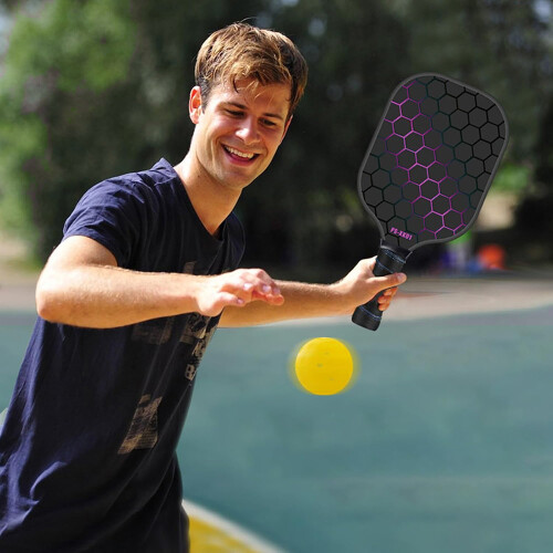 Ελαφριά ρακέτα Pickleball, σετ ρακέτας Pickleball με επιφάνεια από υαλοβάμβακα και πυρήνα 1