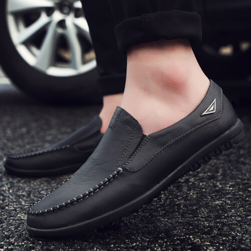 Ανδρικά Μοκασίνια με slip-on σχέδιο, άνετα μοκασίνια με βρετανικό στυλ και χαμηλό 1