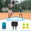 Ελαφριά ρακέτα Pickleball, σετ ρακέτας Pickleball με επιφάνεια από υαλοβάμβακα και πυρήνα 6