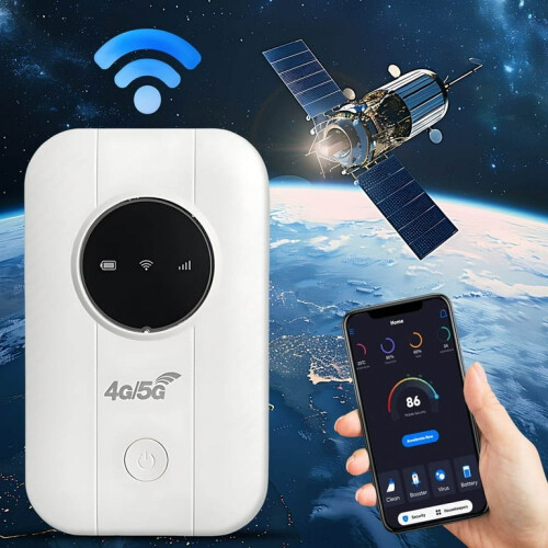 Φορητός δρομολογητής WiFi Hotspot για ταξίδια, υψηλής ταχύτητας κινητό internet με 1
