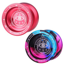 Yoyo profesional para jugadores avanzados, yoyo de doble función con rodamientos reemplazables y tratamiento de superficie anodizado, giro suave y