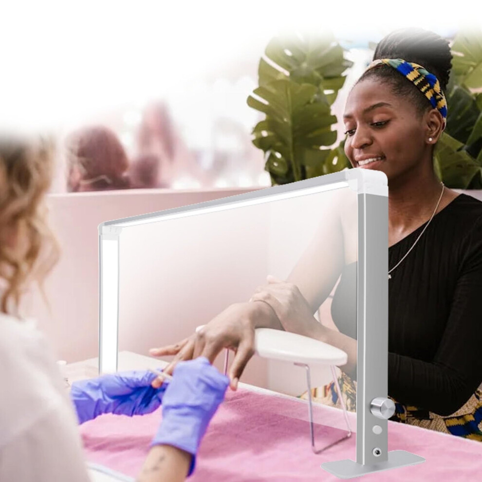 Nail Desk Lamp 36W Half Moon LED with Adjustable Brightness and Color for Salon and Beauty