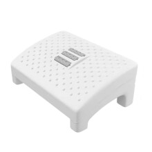 Office Foot Rest Stool White NonSlip Lightweight Ergonomic Footstool for Desk and Home Use