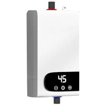 Încălzitor de apă fără rezervor eficient energetic, apă caldă instantanee 220V 4500W priză UE baie toaletă compactă instalare sub chiuvetă