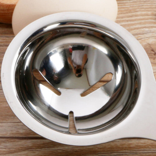 Stainless Steel Egg Separator, Compact Egg Liquid Filter Designed For Quick And Clean Separation, Professional Chef Cooking Aid That Elevates Your 1