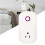 Πρίζα τηλεχειρισμού Wi-Fi Smart Plug με λειτουργία φωνής και χρονισμού Προστασία από 4