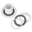 Rotatable Massage Nozzle Swimming Pool Drain, Micro Jet Wall Fitting with ABS Material Pool Accessory Sturdy Easy Install Wide Application 8