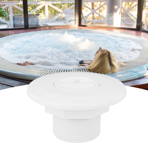 Rotatable Massage Nozzle Swimming Pool Drain, Micro Jet Wall Fitting with ABS Material Pool Accessory Sturdy Easy Install Wide Application 2