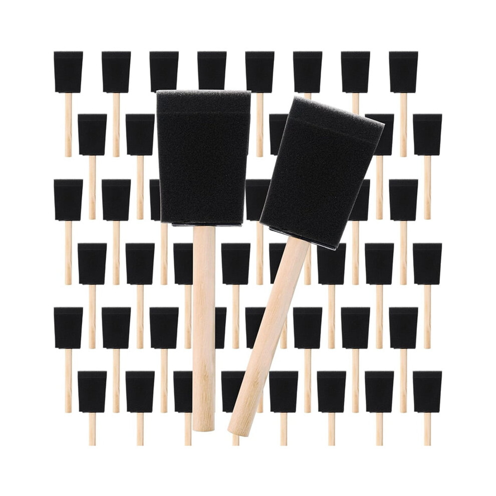Foam Paint Brushes,2Inch Sponge Brushes 48Pack,Sponge Paint Brushes, Foam Brushes, Painting Sponges, Sponge Paint Brush 9433291388730
