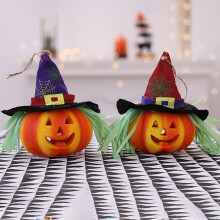 Jacenvly Salg Utendørs Halloween-dekorasjoner, Lysende skumgresskarlykter, Kompatibel med høstdekorasjoner, Festrekvisitter