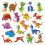 50 dinosaur series computer stickers H 3