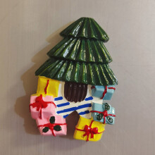 Magneți de frigider YEENAOZEY3D cu Moș Crăciun, compatibili cu frigiderul, decorul dulapului, autocolante pentru casa de vacanță și școala,