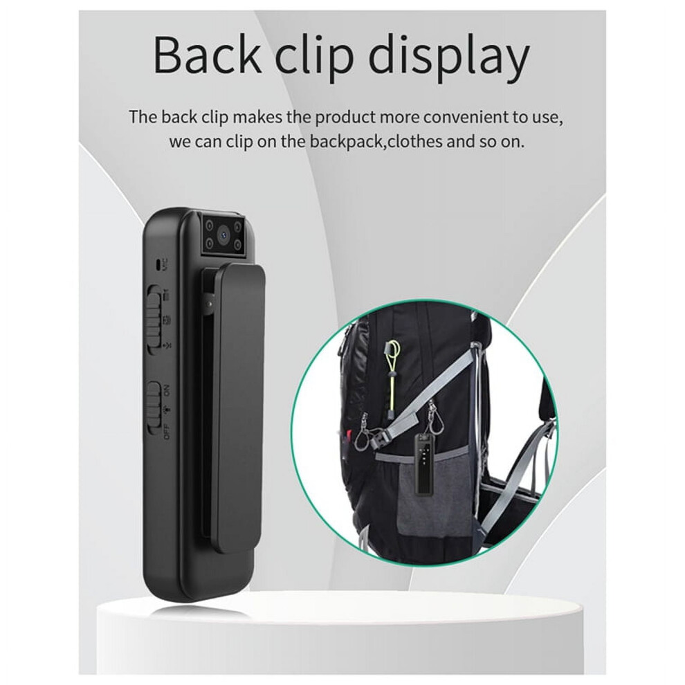 Hd 1080P Night Vision Mini Dv Camera Sports Outdoor Human Camera Small Law Enforcement Recorder Black 9395123752976