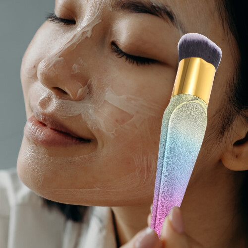 Πινέλο Foundation Guangmc Soft με μοτίβο Line Crack για γυναίκες (Ροζ) 1