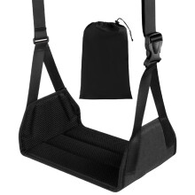 Airplane Foot Hammock Adjustable Travel Foot Rest for Flights Car Office Home Use