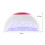 UV LED Nail Lamp with Smart Sensor, 180 Coverage, 4 Timer Modes, Detachable Base, White 2