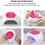UV LED Nail Lamp with Smart Sensor, 180 Coverage, 4 Timer Modes, Detachable Base, White 4