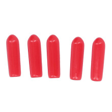 200 Stück Rote PVC Schraubendübelkappen 5 mm Flammhemmender Schutzdeckel