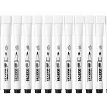 Whiteboard Markers Pens Pack of 12 BLACK