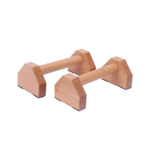 Wooden Push Up Bars with Ergonomic Grip and Non Slip Rubber Feet for Handstand Calisthenics