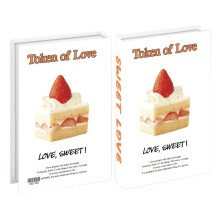 Food Theme Decorative Books with Gourmet Photography Design for Modern Minimalist Coffee Tables Color24