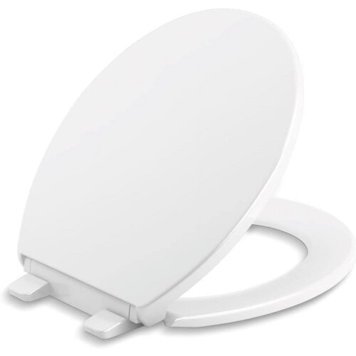 Kohler4775-0Λευκό στρογγυλό πλαστικό, κάλυμμα τουαλέτας