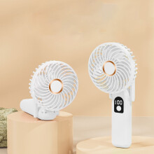 Přenosný mini ventilátor FloHua, ruční ventilátor s nabíjením přes USB, stolní ventilátor pro venkovní použití, malý ventilátor se