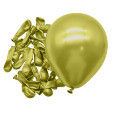 Hesroicy 50 Stück 5" Metallic-Latexballons, mehrfarbig, glänzend, dicker, auslaufsicher, platzfest und reißfest für Hochzeitsdekorationen