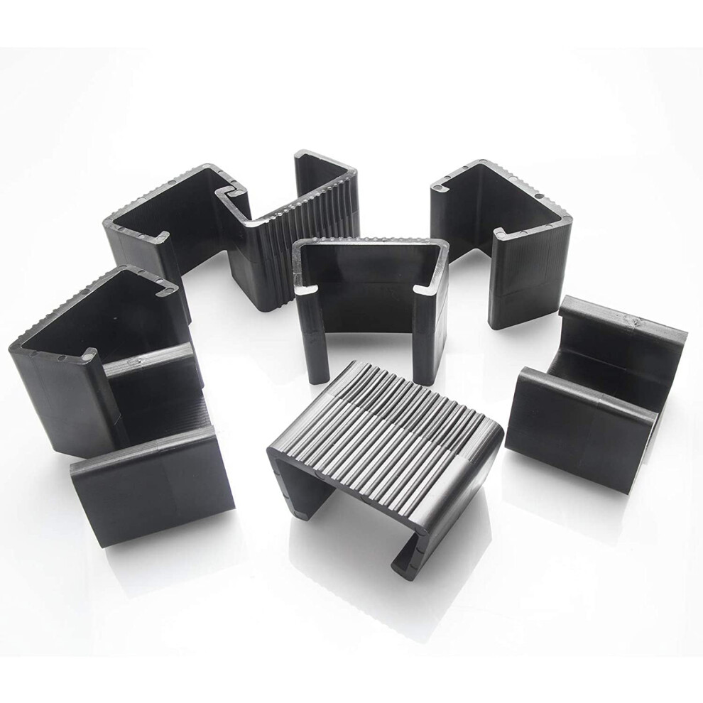 Fymlhomi 8Pcs Outdoor Patio Wicker Furniture Clips, Compatible With Sectional Sofa Rattan Chair Fasteners For Module Couch (Large) 9433291395387