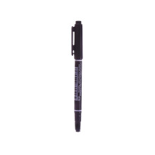 Offerta speciale! Penna a doppia punta nera per disegno e marcatore artistico, 5 ml, per donna, bellezza, 50% di sconto